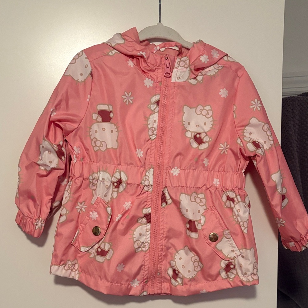 Sanrio Pink Hello Kitty Raincoat for Kids